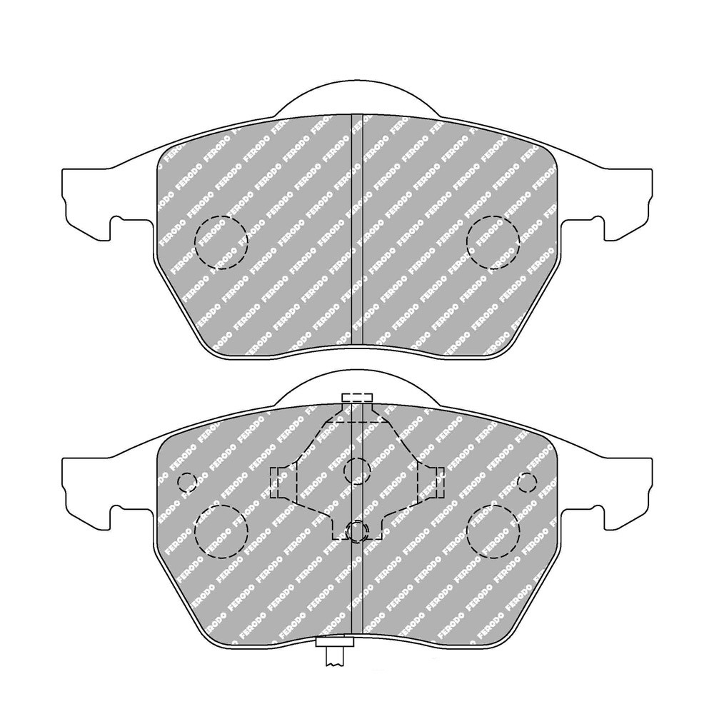 Ferodo DS Performance brake pads front for AUDI 100 2.0 E 09.91 - 06.94 caliper ATE - F-DS1463P - FDS1463 DS PERF - 3661768789735