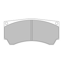 Ferodo DS2500 remblokken achter voor MITSUBISHI Lancer 2.0 Evo VIII - Alcon FQ400 03.04 - remklauw ALCON - F-RP3082H - FRP3082H - 3661768791974