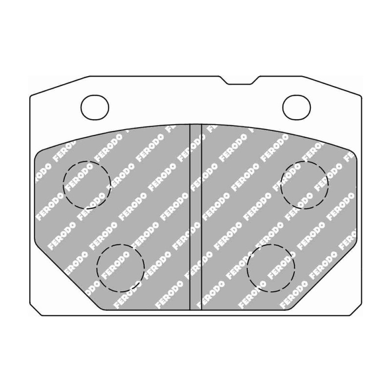 Ferodo DS3000 remblokken voor LADA 1200 1.2 06.72 - 09.86 BENDIX remklauw - F-CP96R - FCP96R - 3661768789285