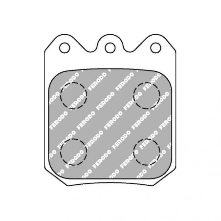 Plaquettes de frein Ferodo DS3000 F-RP3104R