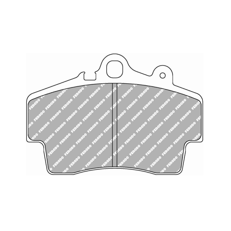 Ferodo DS3000 remblokken voor PORSCHE Boxster 2.5 09.96 - 08.99 remklauw BREMBO - F-CP1307R - FCP1307R - 3661768787557