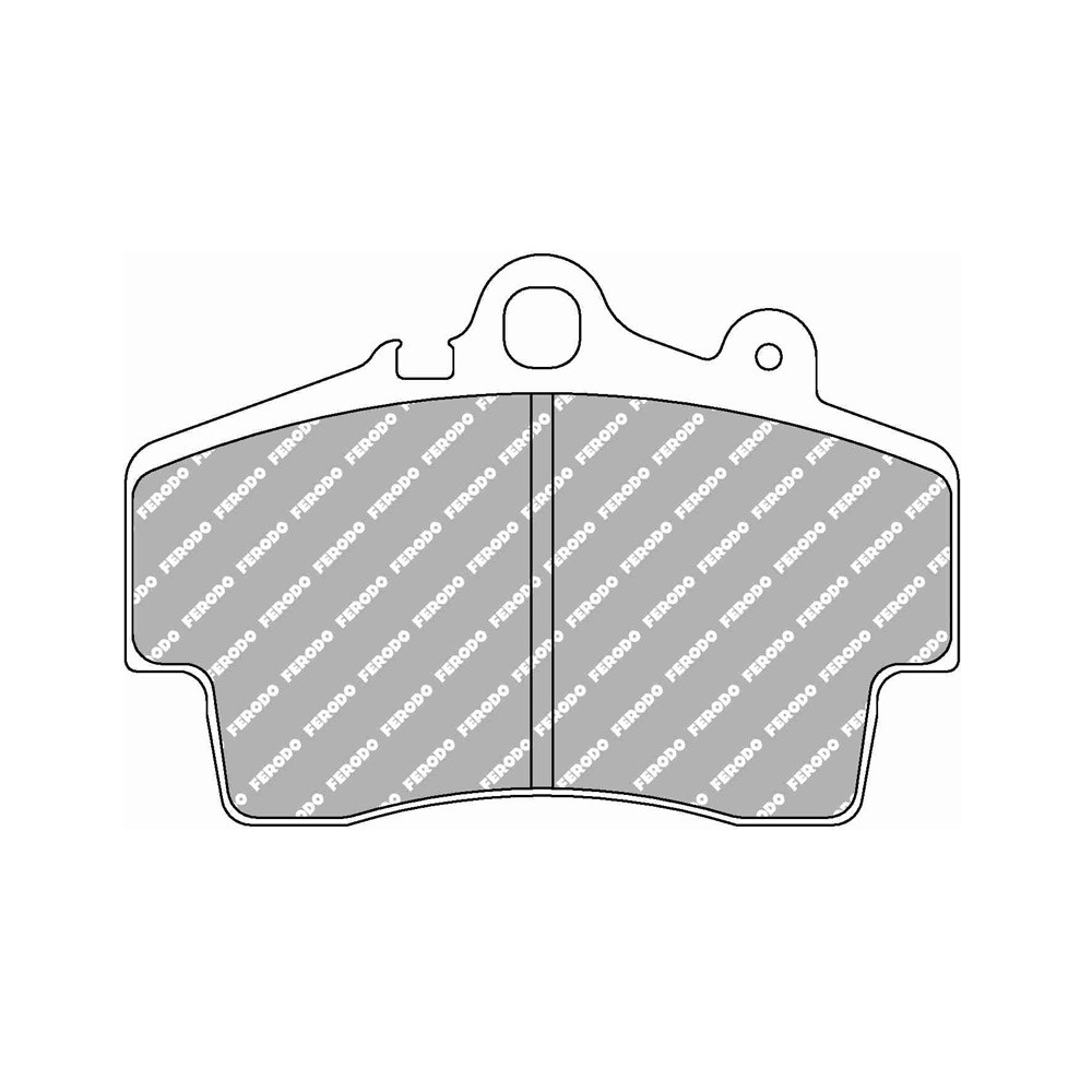 Ferodo DS 3000 brake pads front for PORSCHE Boxster 2.5 09.96 - 08.99 caliper BREMBO - F-CP1307R - FCP1307R - 3661768787557