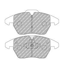 Ferodo DS1.11 remblokken voor AUDI A1 1.2 TFSI 05.10 - remklauw ATE - F-CP1641W - FCP1641W - 3661768959817