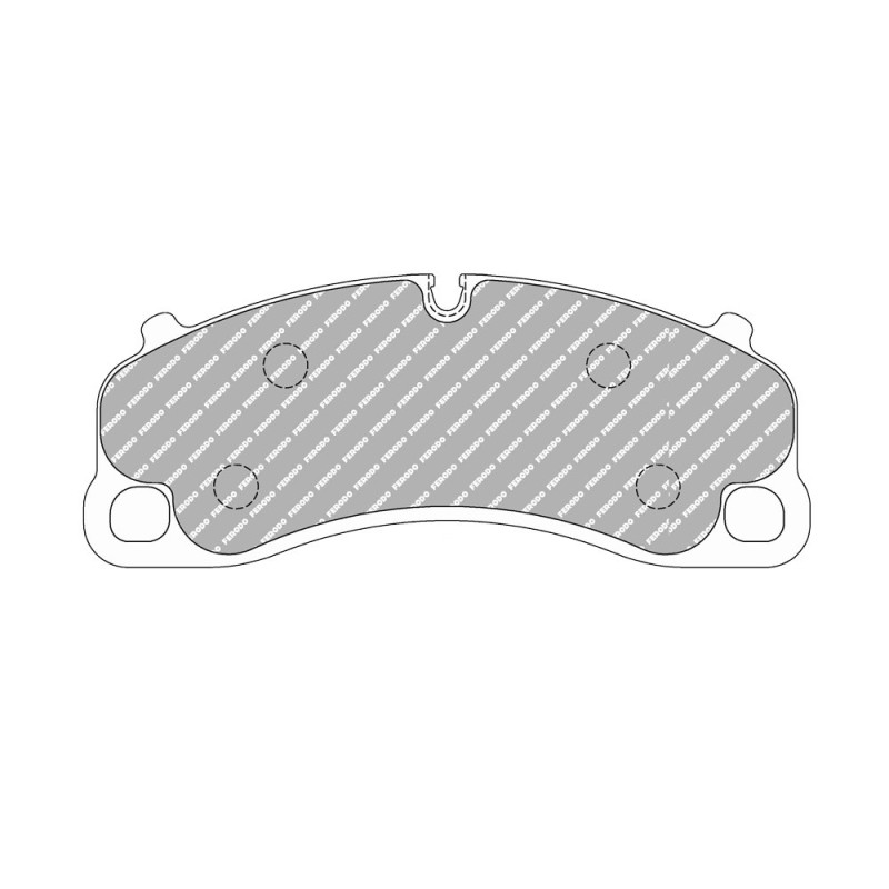 Ferodo DS1.11 remblokken voor PORSCHE 911 3.8 GT3 08.13 - remklauw BREMBO - F-CP4664W - FCP4664W - 3661768788653