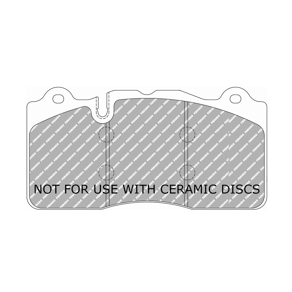 Plăcuțe de frână Ferodo DS1.11 față pentru CHEVROLET Camaro 6.2L ZL1 01.16 - 12.18, etrier BREMBO - F-CP5030W - FCP5030W - 3661768788936
