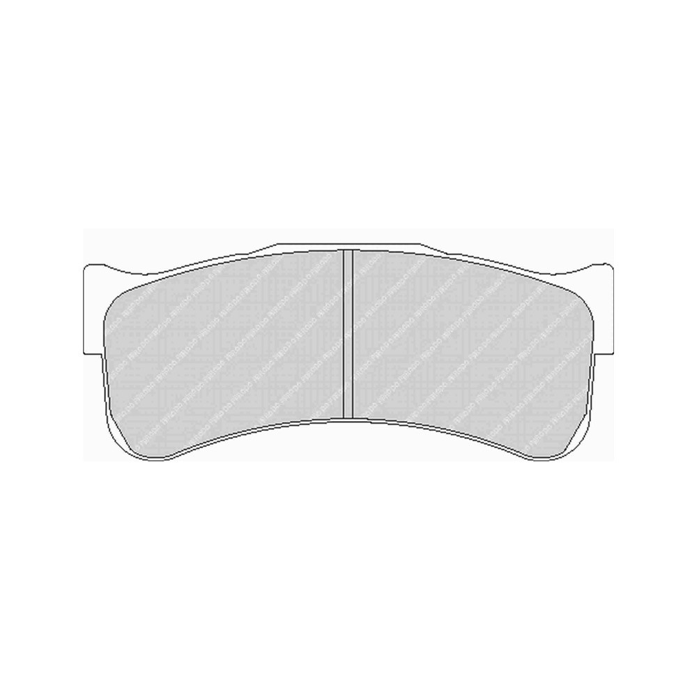 Ferodo DS1.11 remblokken voor PORSCHE 911 3.8 GT3 RSR 01.07 - remklauw BREMBO - F-RP3031W - FRP3031W - 3661768791592