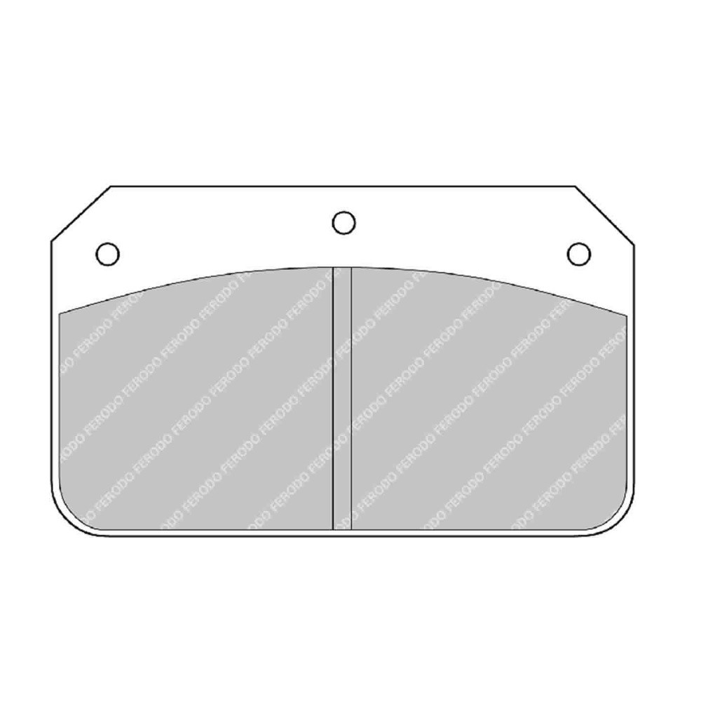 Pastiglie freno Ferodo DS1.11 F-RP502W WILWOOD Dynalite c/pin - Th. 12.4mm - F-RP502W - FRP502W - 3661768792803