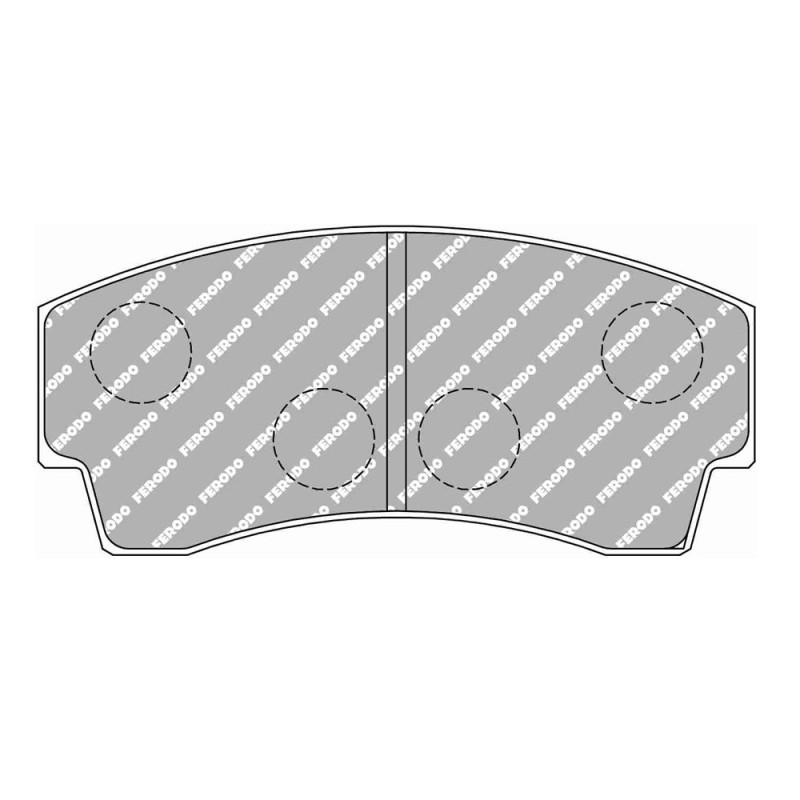 Ferodo DS1.11 remblokken voor PEUGEOT 206 1.6 XS Coupé 01.02 - Voorremmen - F-RP219W - FRP219W - 3661768791431
