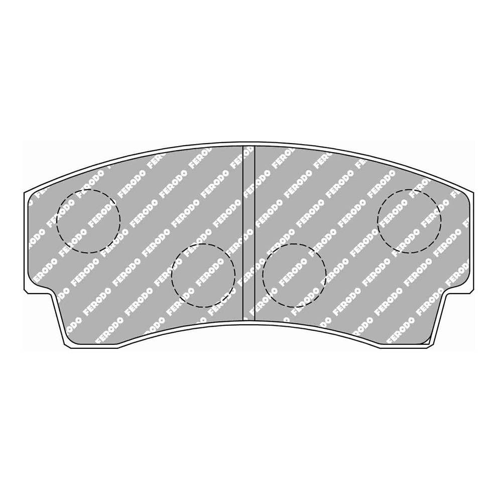 Plăcuțe de frână Ferodo DS1.11 față pentru PEUGEOT 206 1.6 XS Coupe 01.02 - - F-RP219W - FRP219W - 3661768791431