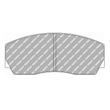 Ferodo DS1.11 achterremblokken voor CHEVROLET CORVETTE C6.R FIA GT3 01.05 - remklauw BREMBO - F-RP212W - FRP212W - 3661768791387