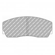 Plaquettes de frein Ferodo DS1.11 arrière pour CHEVROLET CORVETTE C6.R FIA GT3 01.05 -  étrier BREMBO