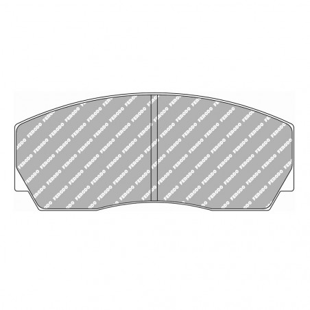 Plaquettes de frein Ferodo DS1.11 arrière pour CHEVROLET CORVETTE C6.R FIA GT3 01.05 -  étrier BREMBO