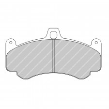 Pastiglie freno anteriori Ferodo DS1.11 per PORSCHE 911 3.8 GT3 CUP 01.05 - 12.09 pinza BREMBO
