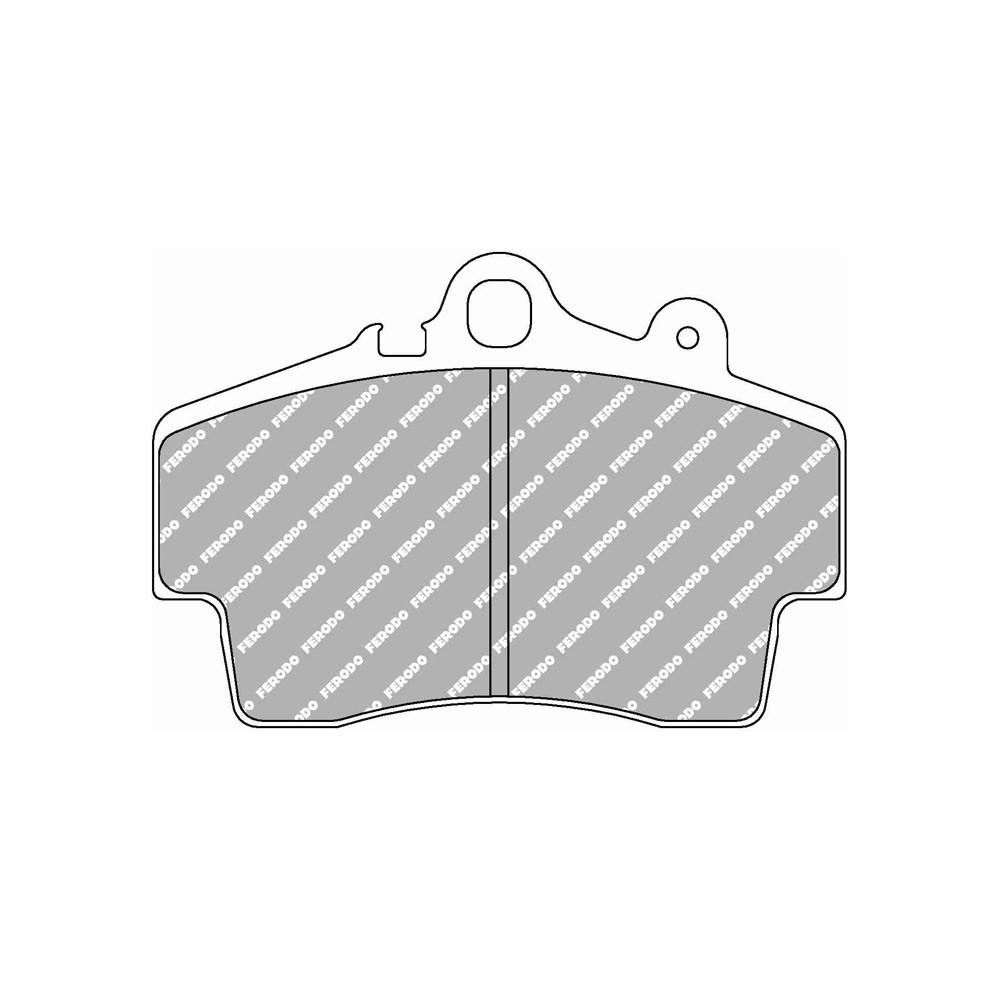 Plaquettes de frein Ferodo DS1.11 avant pour PORSCHE Boxster 2.5 09.96 - 08.99 étrier BREMBO - F-CP1307W - FCP1307W - 3661768787564
