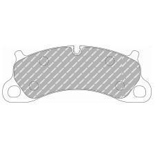 Ferodo DS1.11 remblokken voor PORSCHE 911 3.0 Carrera 4S 11.15 - remklauw BREMBO - F-CP4955W - FCP4955W - 3661768788905