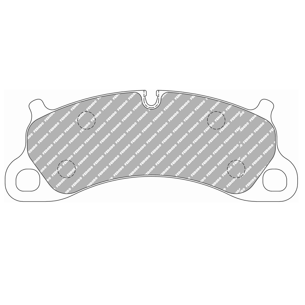 Ferodo DS1.11 remblokken voor PORSCHE 911 3.0 Carrera 4S 11.15 - remklauw BREMBO - F-CP4955W - FCP4955W - 3661768788905