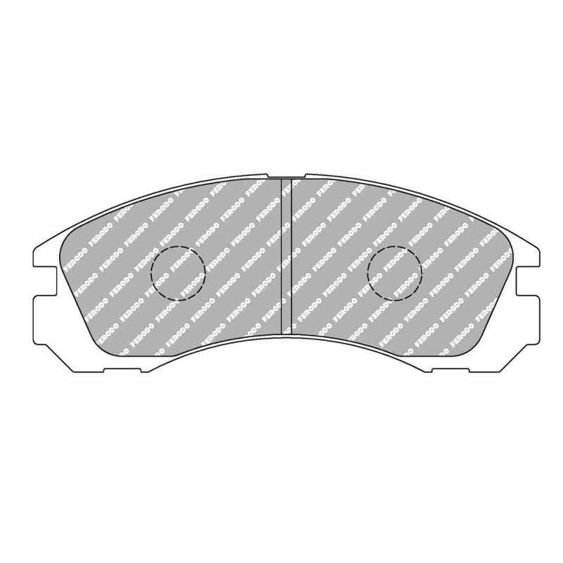 Ferodo DS1.11 remblokken voor DODGE Avenger All (US) 01.95 - AKEBONO remklauw - F-CP765W - FCP765W - 3661768789124