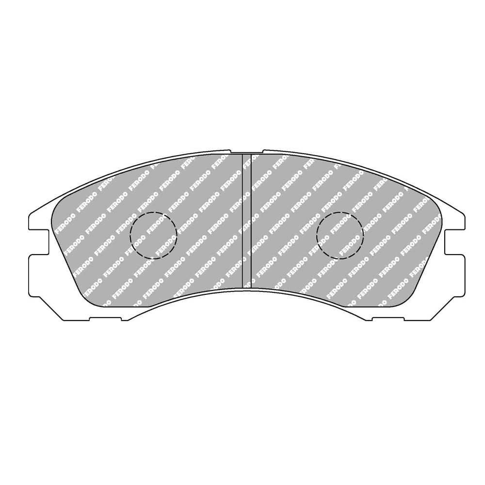 Ferodo DS1.11 brake pads front for DODGE Avenger All (US) 01.95 -  caliper AKEBONO - F-CP765W - FCP765W - 3661768789124