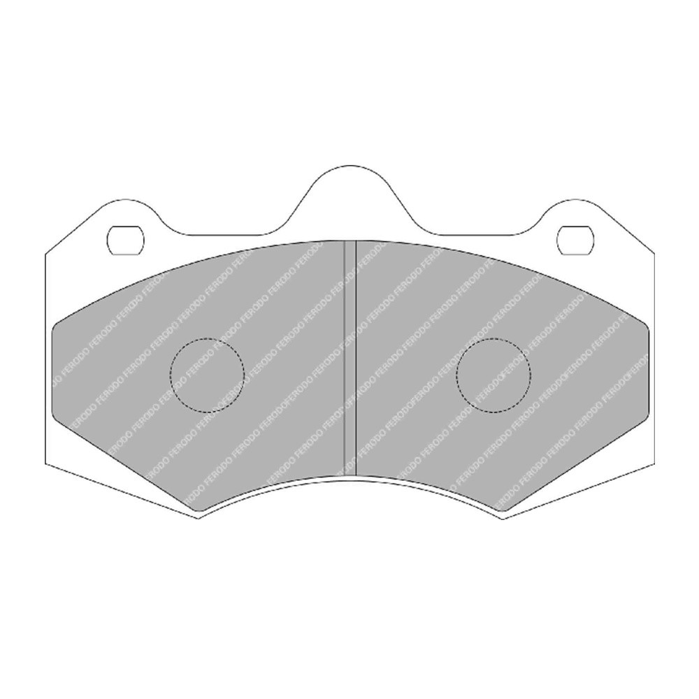 Plăcuțe de frână Ferodo DS1.11 față pentru ASTON MARTIN Vanquish 5.9 (etrier AP) 01.01 - 12.04 etrier AP RACING - F-RP3084W - FRP3084W - 3661768792025