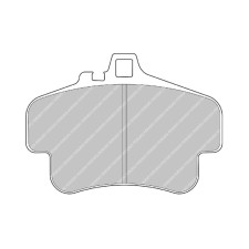 Ferodo DS1.11 remblokken voor PORSCHE 911 3.4 Carrera 09.97 - 09.01 remklauw BREMBO - F-RP3051W - FRP3051W - 3661768791684
