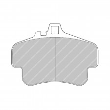 Plaquettes de frein Ferodo DS1.11 avant pour PORSCHE 911 3.4 Carrera 09.97 - 09.01 étrier BREMBO
