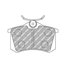 Ferodo DS1.11 remblokken achter voor AUDI A1 1.2 TFSI 05.10 - LUCAS/TRW remklauw - F-CP1491W - FCP1491W - 3661768787731