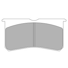 Ferodo DS1.11 remblokken voor FORD Fiesta R2 (Asfalt) 10.09 - remklauw AP RACING - F-RP3116W - FRP3116W - 3661768792421