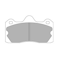 Ferodo DS2500 remblokken achter voor LOTUS Evora 3.5 05.09 - remklauw AP RACING - F-RP3115H - FRP3115H - 3661768792384
