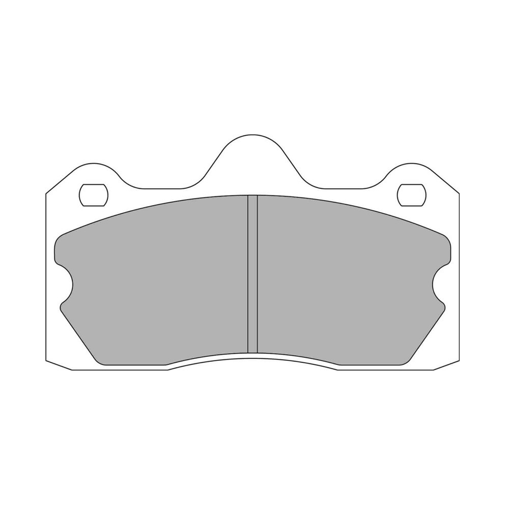 Plăcuțe de frână Ferodo DS2500 spate pentru LOTUS Evora 3.5 05.09 – etrier AP RACING - F-RP3115H - FRP3115H - 3661768792384