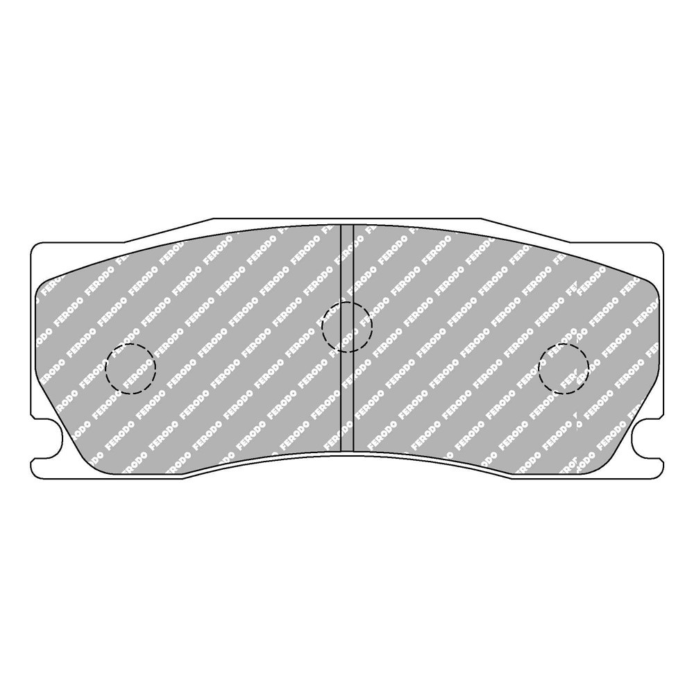 Ferodo DS2500 remblokken voorrem voor JAGUAR XK Cabrio 3.6 10.07 - 07.14 remklauw ALCON - F-RP3134H - FRP3134H - 3661768792537