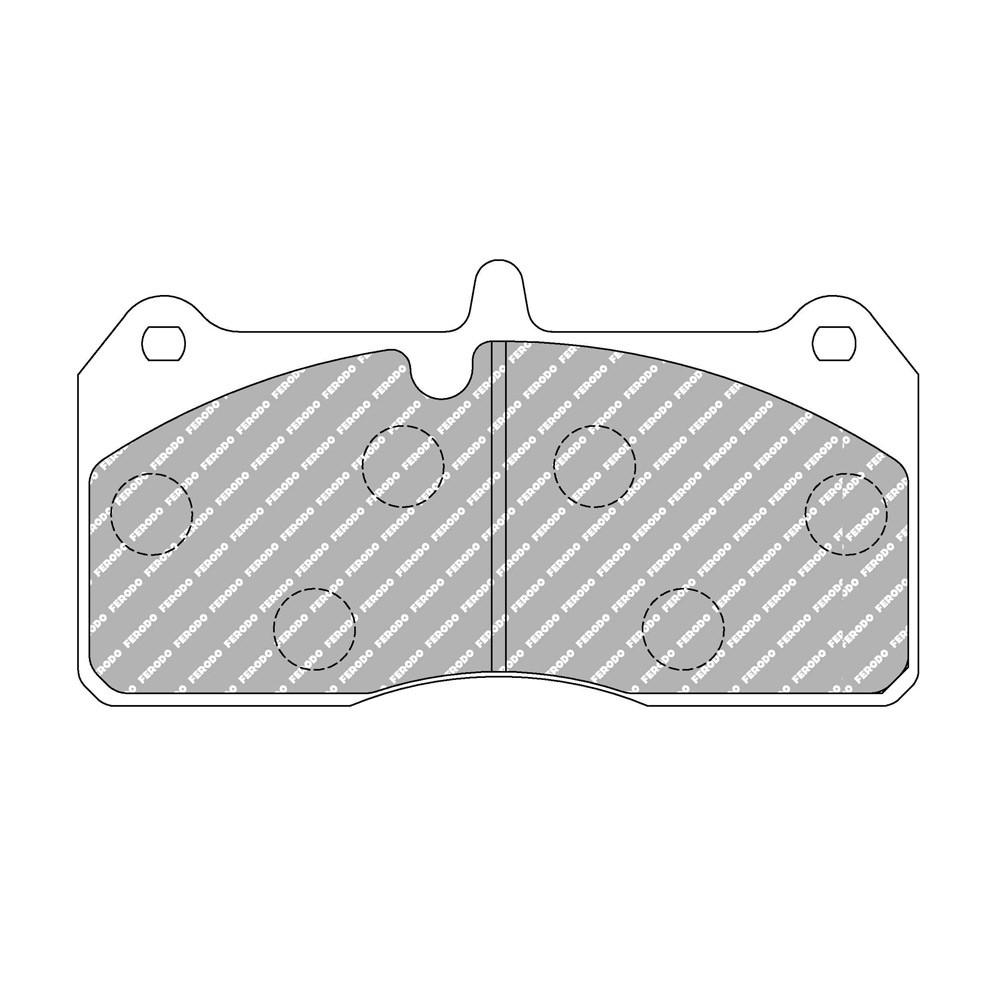Ferodo DS 2500 brake pads FRP3136H - F-RP3136H - FRP3136H - 3661768792551
