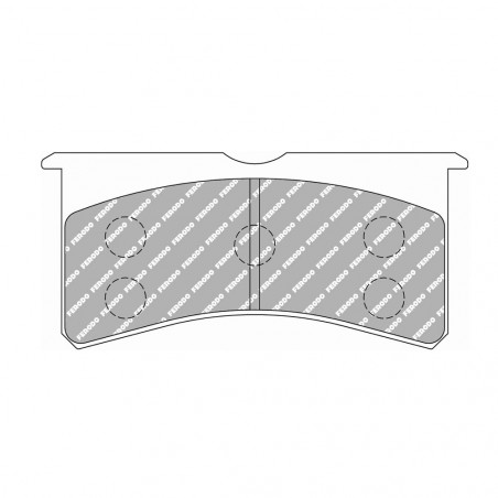 Plaquettes de frein Ferodo DS2500 avant pour FORD Fiesta R2 (Gravel) 10.09 -  étrier AP RACING