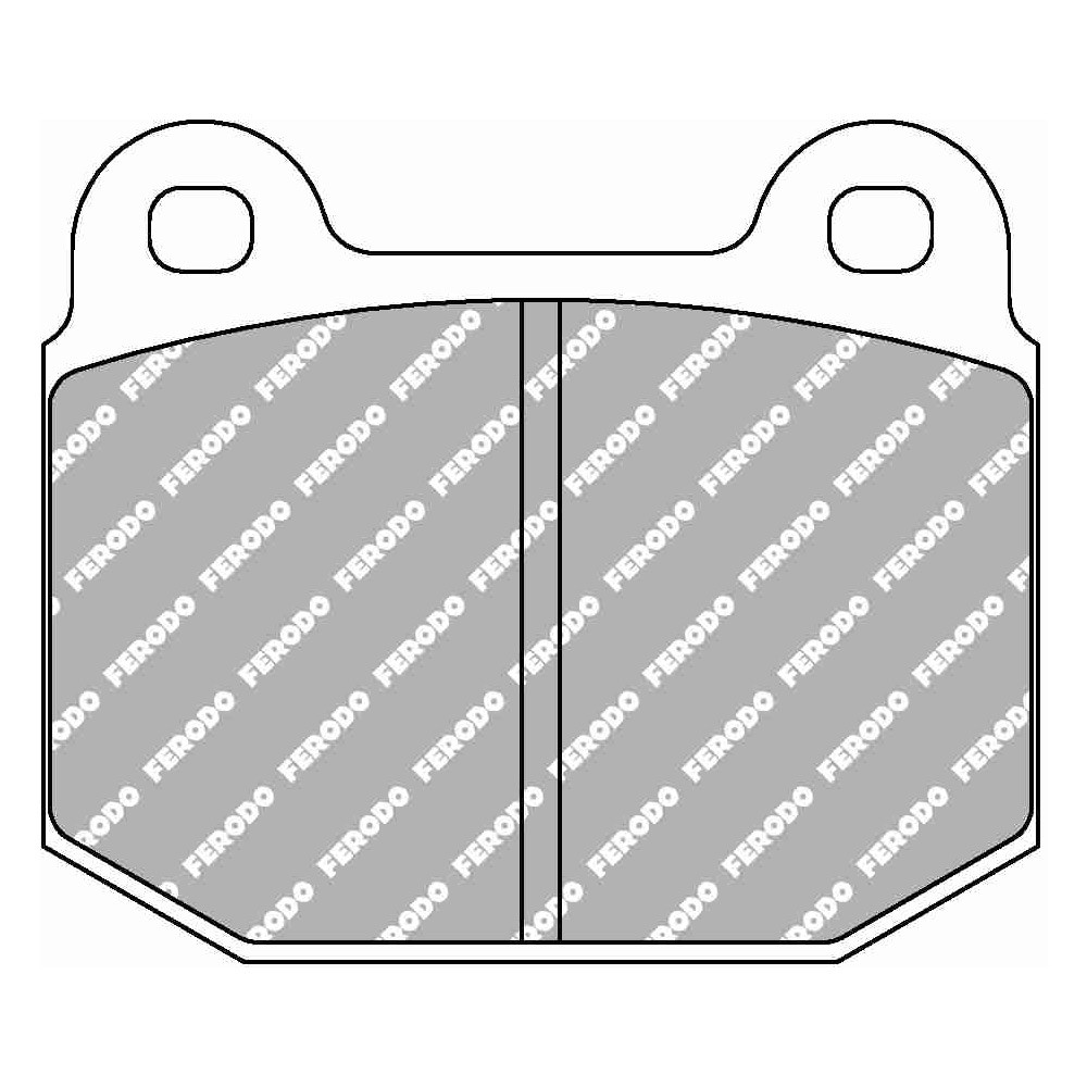 Plăcuțe de frână Ferodo DS2500 spate pentru RENAULT Clio R3 cu etrier ATE - F-RP3056H - FRP3056H - 3661768791752