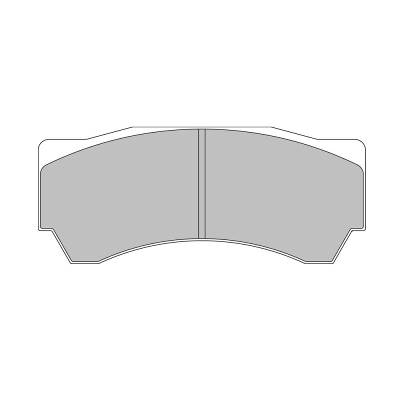 Ferodo DS2500 remblokken voor MITSUBISHI Lancer 2.0 Evo VIII - Alcon FQ400 03.04 - remklauw ALCON - F-RP3081H - FRP3081H - 3661768791967