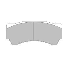 Ferodo DS2500 remblokken voor MITSUBISHI Lancer 2.0 Evo VIII - Alcon FQ400 03.04 - remklauw ALCON - F-RP3081H - FRP3081H - 3661768791967