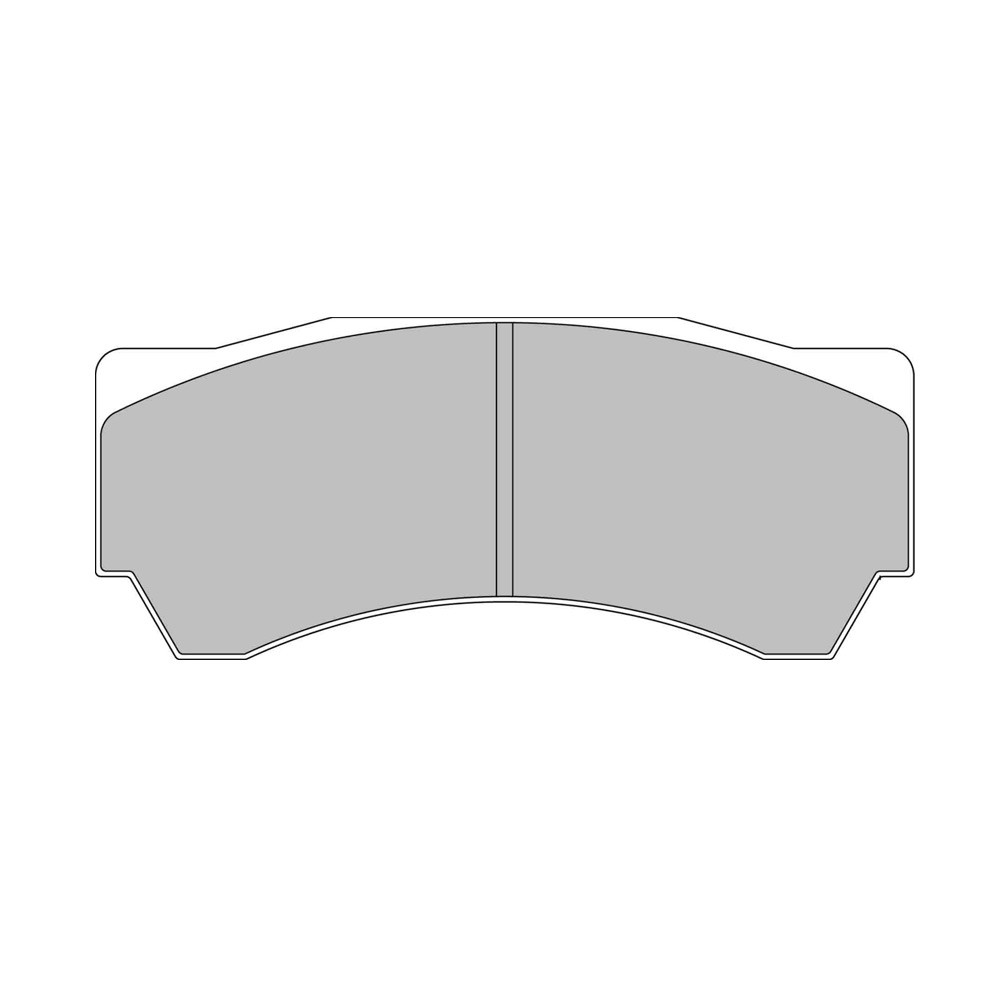 Ferodo DS2500 remblokken voor MITSUBISHI Lancer 2.0 Evo VIII - Alcon FQ400 03.04 - remklauw ALCON - F-RP3081H - FRP3081H - 3661768791967