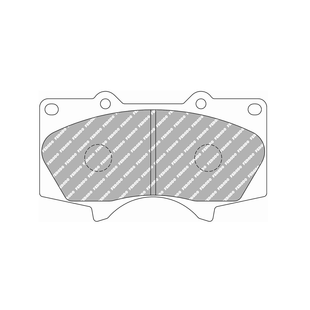 Plaquettes de frein Ferodo DS2500 avant pour LEXUS GX 460 11.09 -  étrier SUMITOMO - F-CP1698H - FCP1698H - 3661768787977