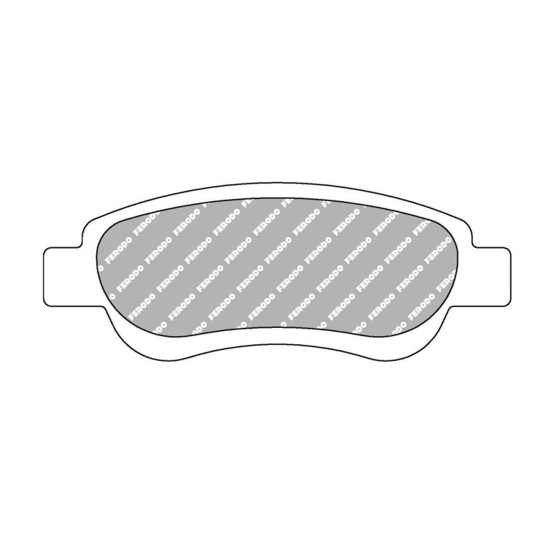 Ferodo DS2500 remblokken voor CITROEN C1 1.0 06.05 - remklauw BOSCH - F-CP1790H - FCP1790H - 3661768788066