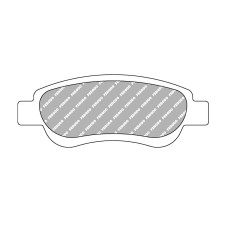 Ferodo DS2500 remblokken voor CITROEN C1 1.0 06.05 - remklauw BOSCH - F-CP1790H - FCP1790H - 3661768788066