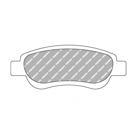 Plaquettes de frein Ferodo DS2500 avant pour CITROEN C1 1.0 06.05 -  étrier BOSCH