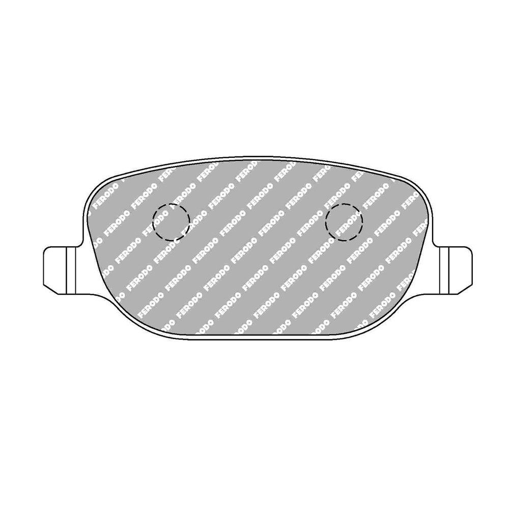 Ferodo DS 2500 brake pads rear for ALFA ROMEO 159 1.8 TBi 05.09 - 11.11 caliper LUCAS/TRW - F-CP1795H - FCP1795H - 3661768788080