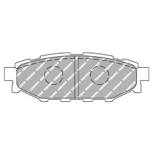 Ferodo DS2500 remblokken achter voor SUBARU Forester 2.0 AWD 01.08 - AKEBONO remklauw - F-CP1947H - FCP1947H - 3661768788141