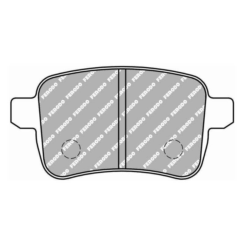 Ferodo DS2500 remblokken achter voor ALFA ROMEO Giulietta 1.4 BiFuel 12.11 - LUCAS/TRW remklauw - F-CP4308H - FCP4308H - 3661768788400