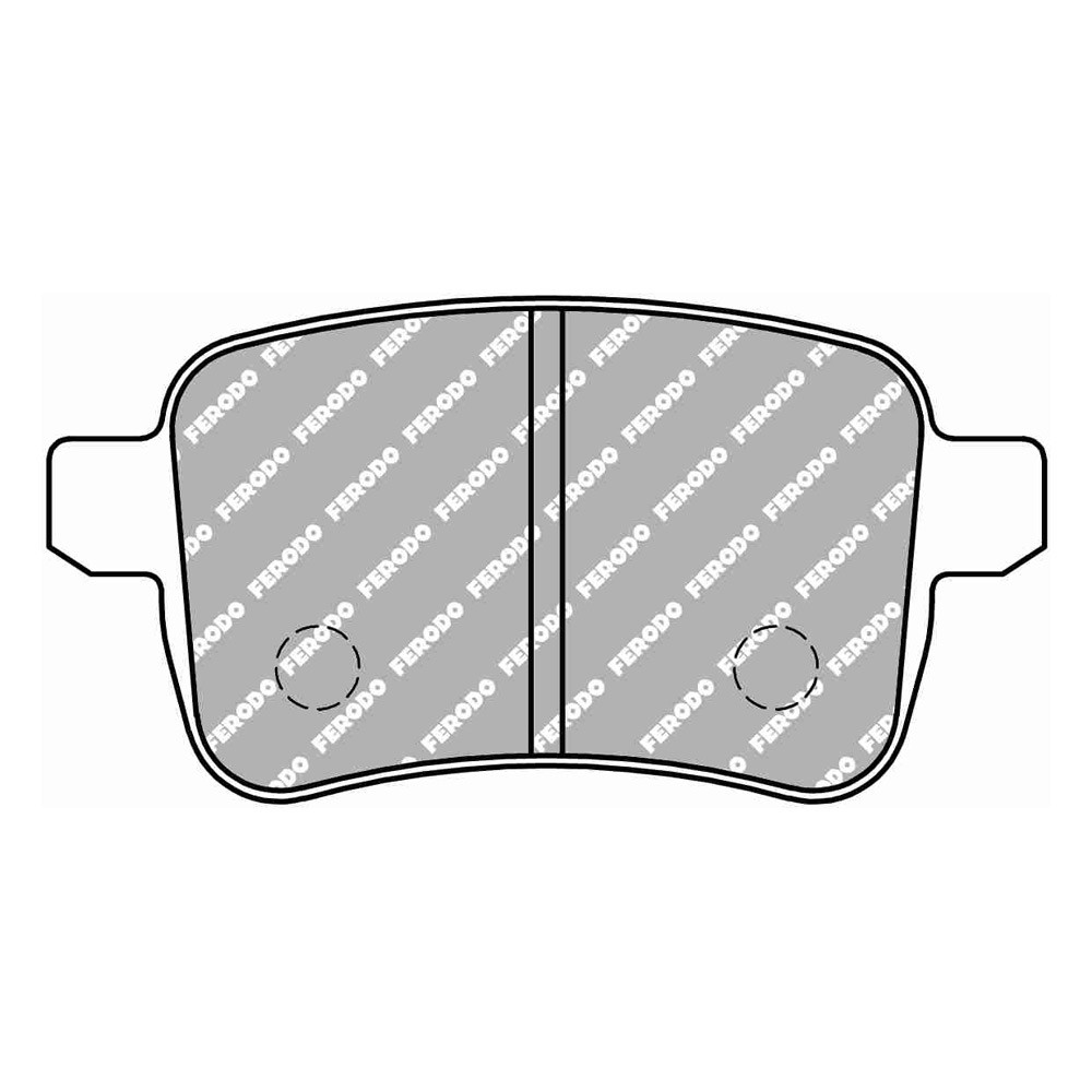 Plaquettes de frein Ferodo DS2500 arrière pour ALFA ROMEO Giulietta 1.4 BiFuel 12.11 -  étrier LUCAS/TRW - F-CP4308H - FCP4308H - 3661768788400