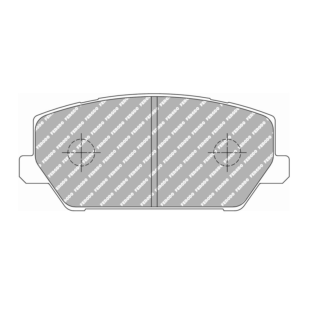 Ferodo DS 2500 brake pads front for HYUNDAI i30 2.0 N 07.17 - - F-CP5099H - FCP5099H - 3661768788981