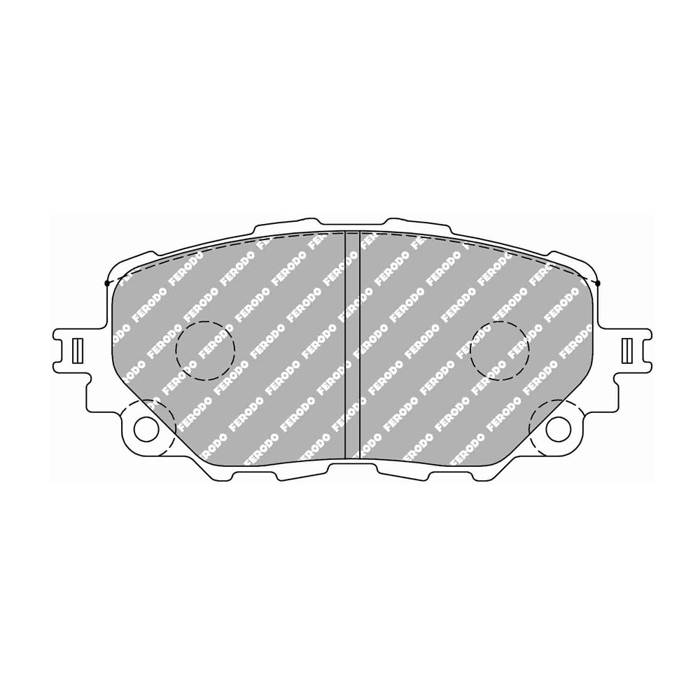 Ferodo DS2500 remblokken voor MAZDA MX-5 (ND) 1.5 06.15 - Advics remklauw - F-CP4873H - FCP4873H - 3661768788899
