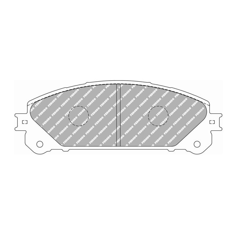 Ferodo DS2500 remblokken voor LEXUS NX 200t (ZGZ10_) 07.14 - ADVICS remklauw - F-CP4354H - FCP4354H - 3661768788455