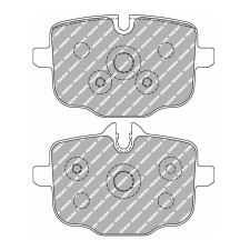 Ferodo DS2500 remblokken achter voor BMW 5 Serie 530 d 01.09 - 08.11 LUCAS/TRW remklauw - F-CP4381H - FCP4381H - 3661768788479