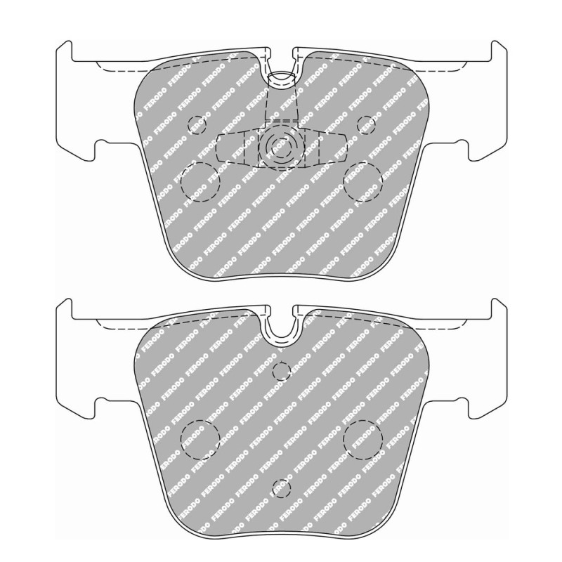 Ferodo DS2500 remblokken voor MERCEDES S-KLAS S 63 AMG (221.074, 221.174) 03.11 - 12.13 remklauw ATE - F-CP4412H - FCP4412H - 3661768788509