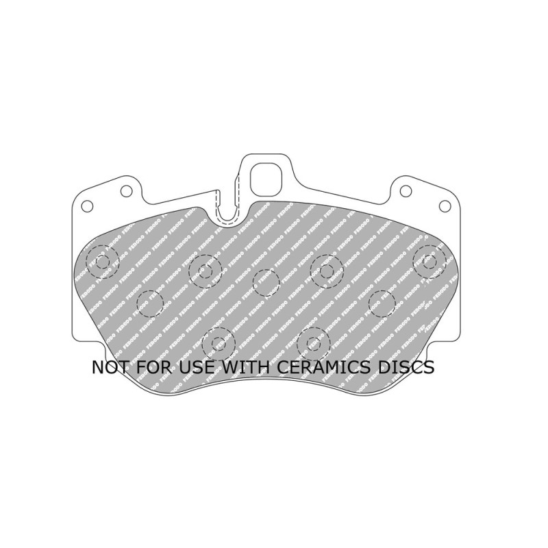 Ferodo DS2500 remblokken voor AUDI RS4 quattro 09.05 - 06.08 remklauw BREMBO - F-CP4467H - FCP4467H - 3661768788547